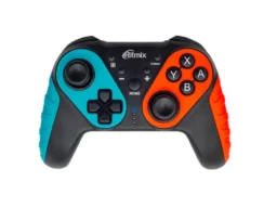 Беспроводной геймпад RITMIX GP-036BTH, Bluetooth, Android,NS,ПК, красный/черный/синий (1/20)