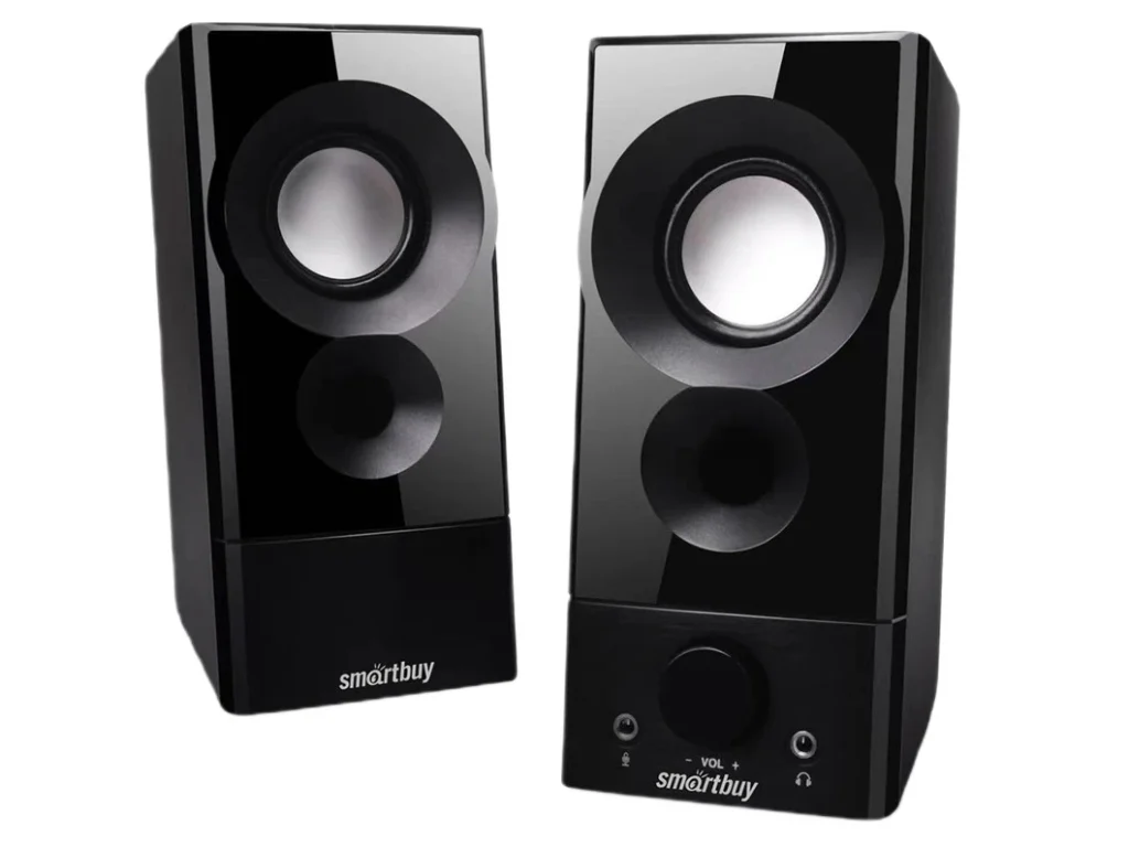 Акустическая система 2.0 SmartBuy W50, 6Вт, динамики 50мм, USB (SBA-4900) (1/20)