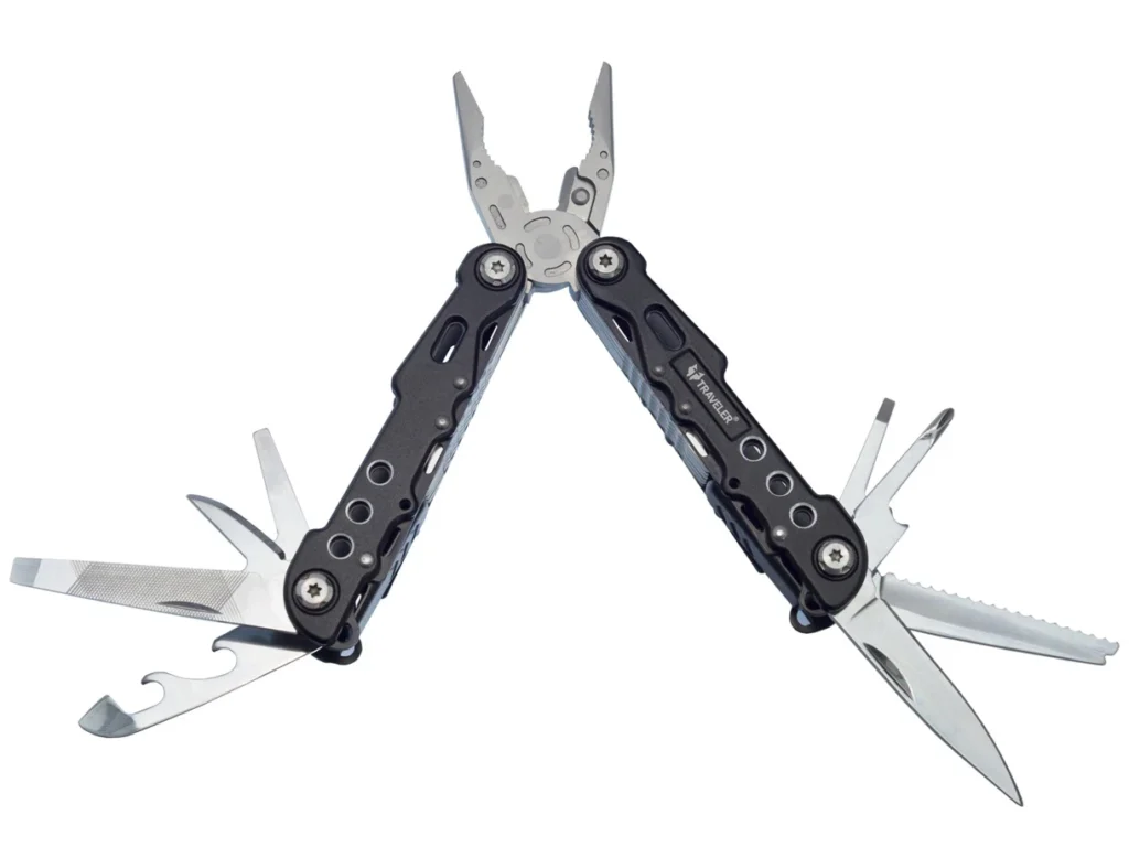 Нож -пасатижи TREVELER MULTI Purpose Tool MQ 039 DG стальной