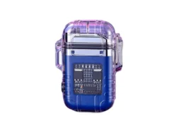 Зажигалка электронная заряд от USB (OTS-255) с Фонарём