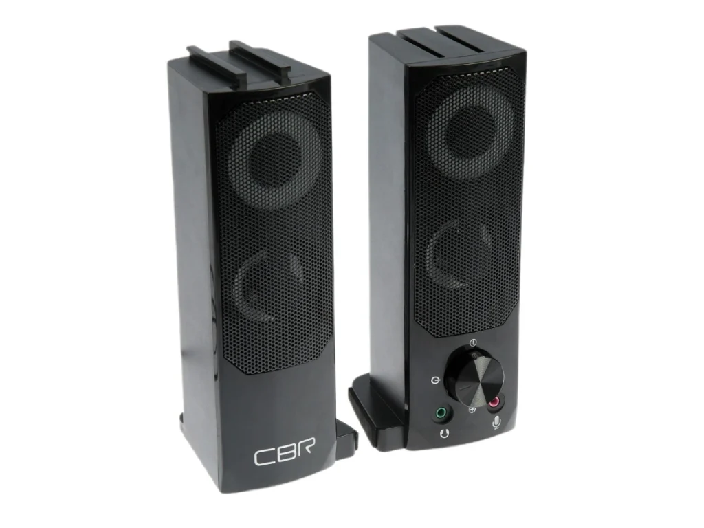 Акустическая система 2.0, CBR CMS 514L Black , USB, 2х3 Вт (6 Вт RMS), пластик, RGB-подсветка