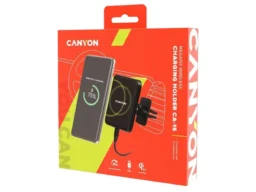 Автомобильный держатель и зарядный адаптер MegaFix Canyon C-15, порт USB type-C, чёрный (1/48)