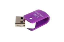Картридер Smartbuy MicroSD, (SBR-706-F) фиолетовый (1/20)