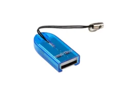 Картридер Smartbuy MicroSD, (SBR-710-B) голубой (1/20)