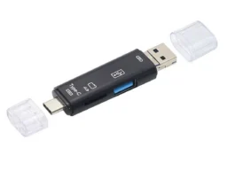 Картридер-конвертер Smartbuy USB 2.0, SBR-801-S универсальный, черный