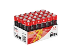 Элемент питания Mirex R6 / AA 1,5V 24 шт (24/480), showbox