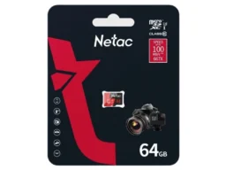 MicroSD 64GB Netac P500 Extreme Pro Class 10 UHS-I A1 V30 (100 Mb/s) без адаптера