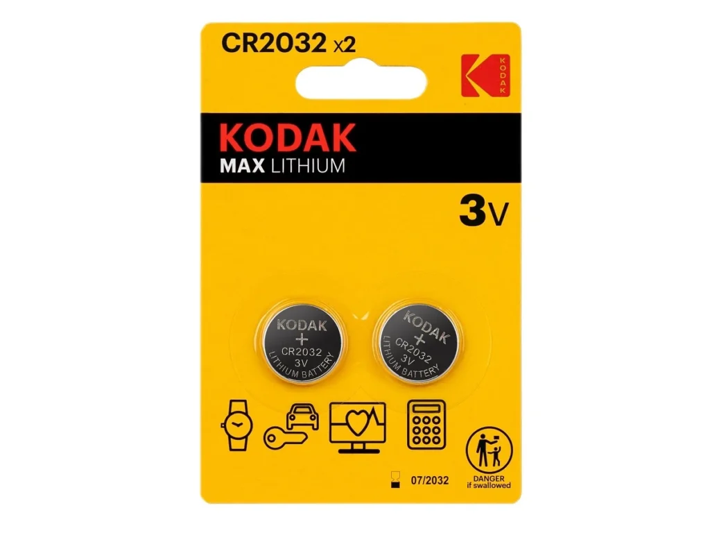 Элемент питания KODAK CR2032-2BL (60/240/43200)
