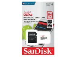 MicroSD 64GB SanDisk Class 10 Ultra Light UHS-I (100 Mb/s) + SD адаптер