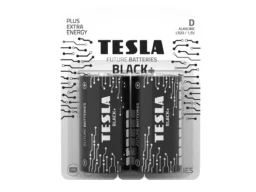 Элемент питания TESLA BATTERIES D BLACK+ LR20/BLISTER FOIL 2 PCS (2/24/144/4608)