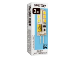 Лампа светодиодная SMARTBUY G4 3Вт 12В 4000К G4 (10/500)