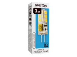Лампа светодиодная SMARTBUY G4 3Вт 12В 6000К G4 (10/500)