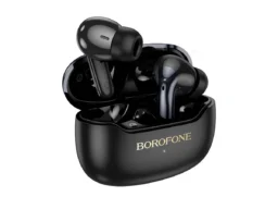 Наушники внутриканальные Borofone FQ1 Plus Shine ANC, пластик, микрофон, bluetooth 5.4, цвет: чёрный