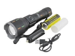 Фонарь в руку 3065 (PM30, Аккум. 1*26650 или 3ААА, Type-C, USB, фокус, индикатор)