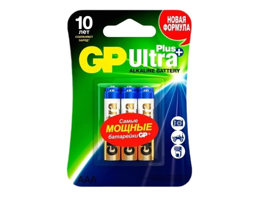 Элемент питания GP ULTRA PLUS G-TECH LR06 (6 бл)