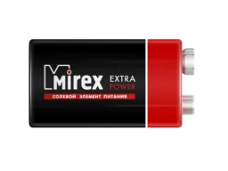 Элемент питания Mirex 6F22 / Крона 9V 1 шт (1/12/240 ), shrink