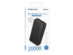 Акк.внешн. Borofone BJ55A Graceful, 20000mAh, пластик, 1 USB выход, цвет: чёрный (1/42)