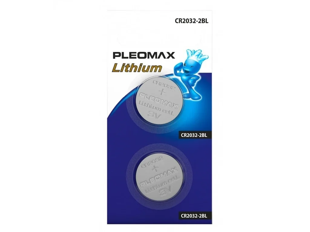 Элемент питания SAMSUNG PLEOMAX CR2032-2BL Lithium (60/240/43200)