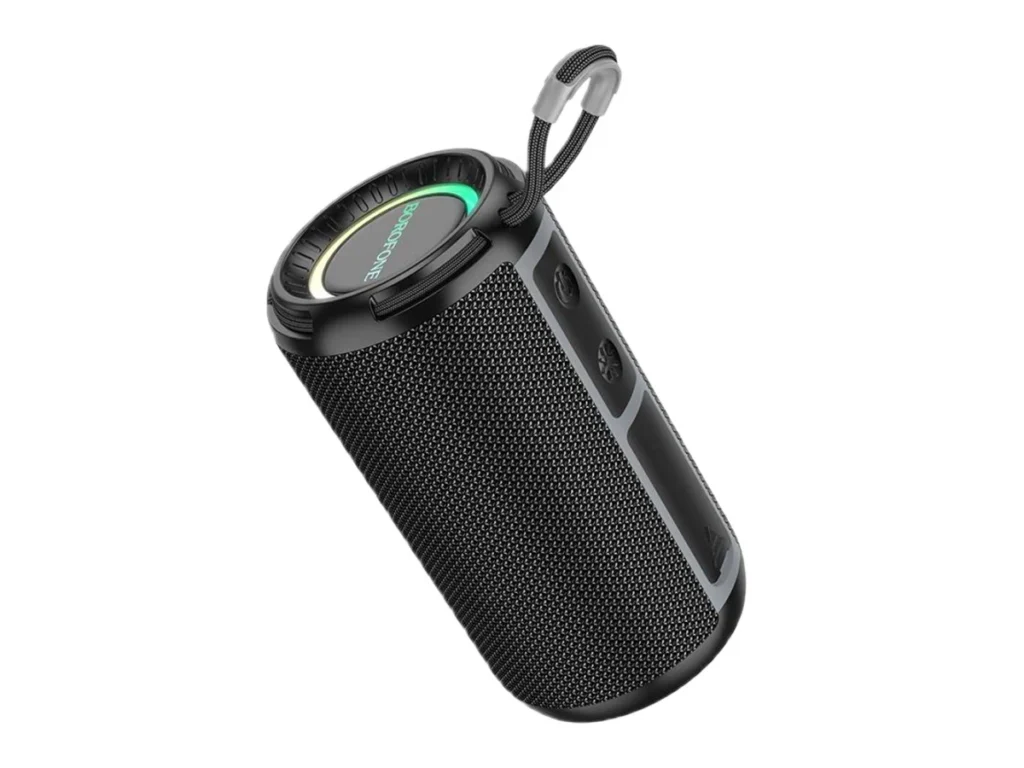 Колонка портативная Borofone BR37 Noble, Bluetooth 5.3, microSD, AUX, 1500mAh, TWS, мик, чёрный