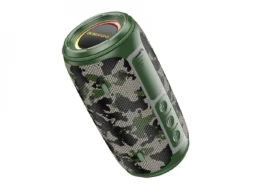 Колонка портативная Borofone BR38 Free-flowing, Bluetooth, FM, TF card, USB, AUX, TWS, камуфляж