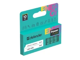 Элемент питания DEFENDER LR03 ААА PowerPulse BL10 (10/200)