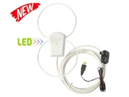 Антенна комнатная Led УР - 5У Уралка (16 Дб. 40км. кабель 5м., питание от USB )