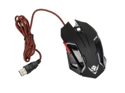 Мышь Nakatomi Gaming MOG-20U ,черная, USB, игровая, 6 кнопок+ролик, 7-ми цветная подсветка (1/4/48
