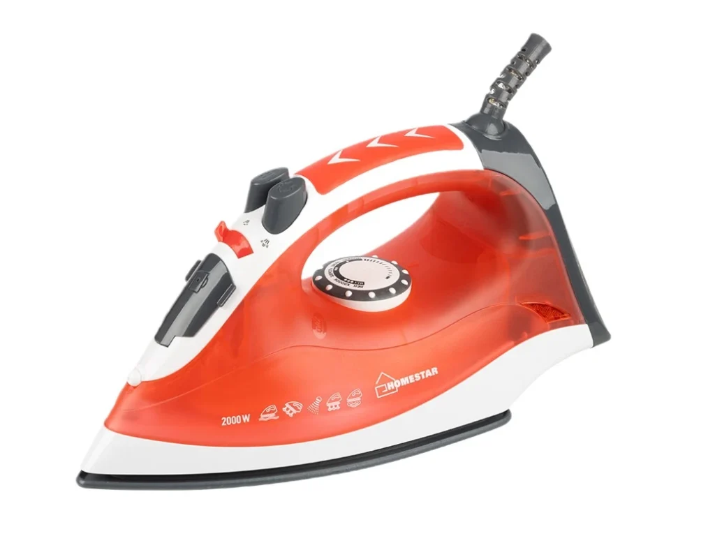 Утюг HOMESTAR HS-4003 коралл (2000Вт, пар, спрей, паровой удар, керамическая подошва) (1/10)