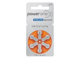 Элемент питания PowerOne p13 BL6, для слуховых аппаратов