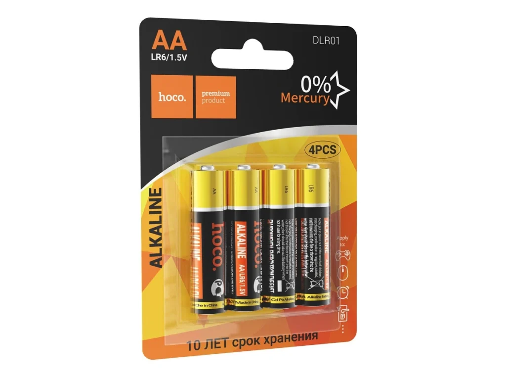 Элемент питания HOCO Premium AA LR06 BL4 (48/960)