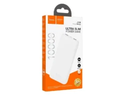 Акк.внешн. HOCO J128 Powerful, 10000mAh, 2 USB выхода, LED индикатор, цвет: белый (1/70)