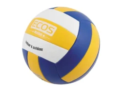 Мяч волейбольный ECOS MOTION VB103 (№5, 3-цвет., машин.сшивка, ПВХ)