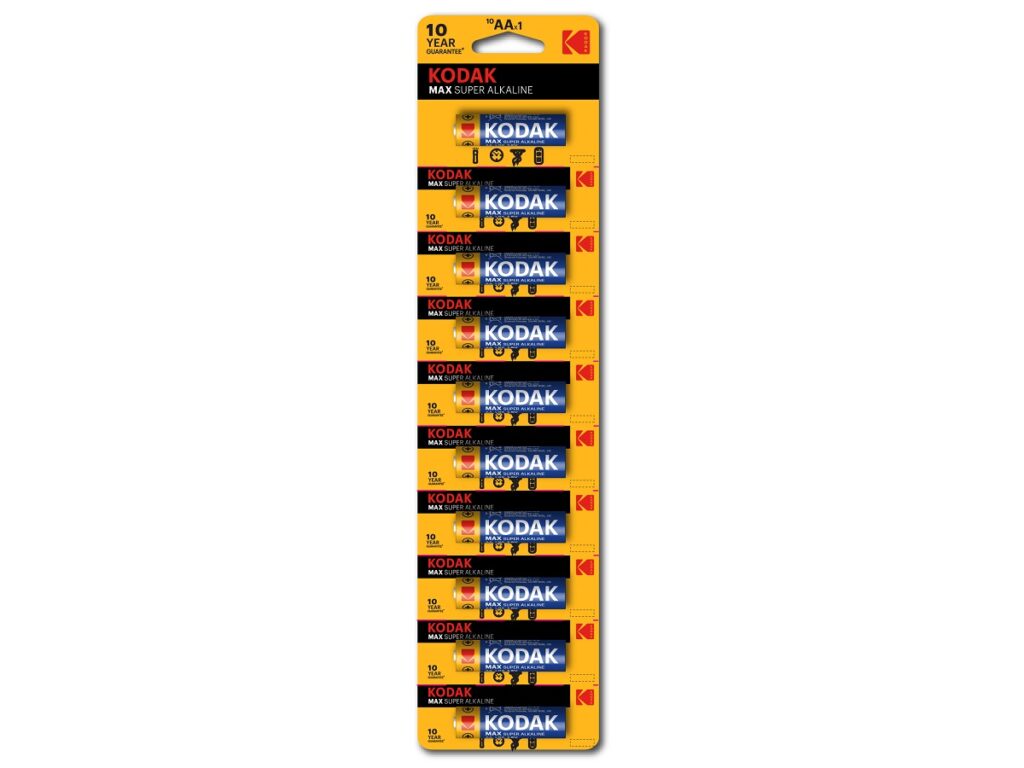 Элемент питания KODAK MAX LR6 BL10 (KAA-1) ОТРЫВНОЙ (100/1000/20000)