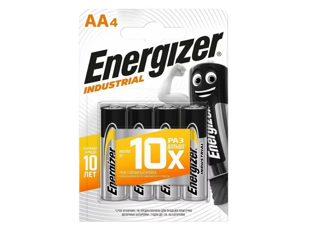 Элемент питания ENERGIZER LR6 INDUSTRIAL (4 бл) (96)