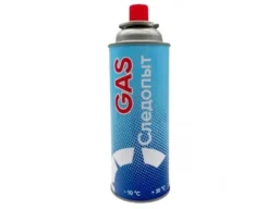 Газ для плитки "СЛЕДОПЫТ" 550ml., 220гр. / 12 (температура от -10 до +35) производство "Сибиар"