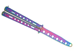 Нож бабочка ( 22см. ) ТРЕНЕРОВОЧНЫЙ хамелион