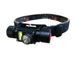 Фонарь на голову малый 777 (Аккум. 1*18650, Micro-USB) + плоский диод