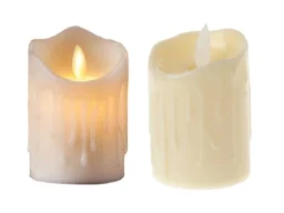 Свеча на батарейках (высота 7см диаметр 5см.) /12