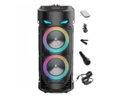 Портативная колонка Средн. 4239 вертикальная (41см.) + микрофон