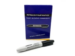 Маркер № 421 толстый чёрный /12шт.