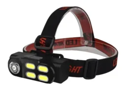 Фонарь на голову малый 211 (Аккум. 1*18650, Micro-USB) + 4 диода (KX-211)