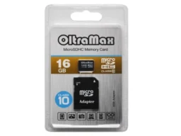 MicroSD 16GB OltraMax Class 10 + SD адаптер