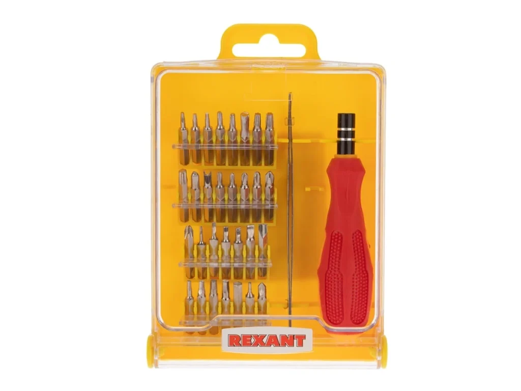 Набор отверток REXANT для точных работ 32 предмета (1/120)