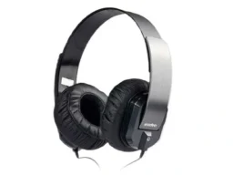 Наушники ENZATEC HS904BK, чёрные, полноразмерные, шнур 1.3 м. (1/12)