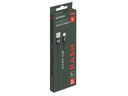 Дата-кабель/Exployd/USB - microUSB/круглый/чёрный/1М/2A/Rash/EX-K-1148