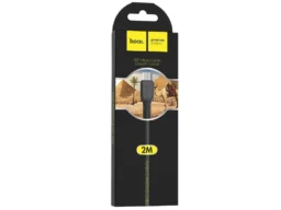 Кабель USB - микро USB HOCO X20, 2.0м, круглый, 2.1A, силикон, цвет: чёрный (1/30/300)