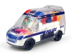 Прозрачн. Шестерёнки Машина № 6608-15,16 скорая, полиция