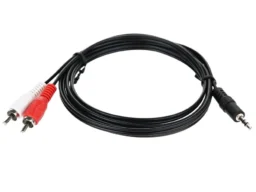 Кабель соединительный TELECOM 3.5 Jack (M) / 2xRCA (M), стерео, аудио, 1.5 м. (1/250)