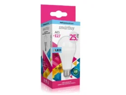 Лампа светодиодная SMARTBUY A65 25Вт 4000K E27 (нейтральный свет) (1/100)