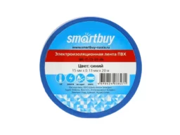 Изолента SMARTBUY 0,13х15мм, 20 метров, синяя (SBE-IT-15-20-db) (10/200)